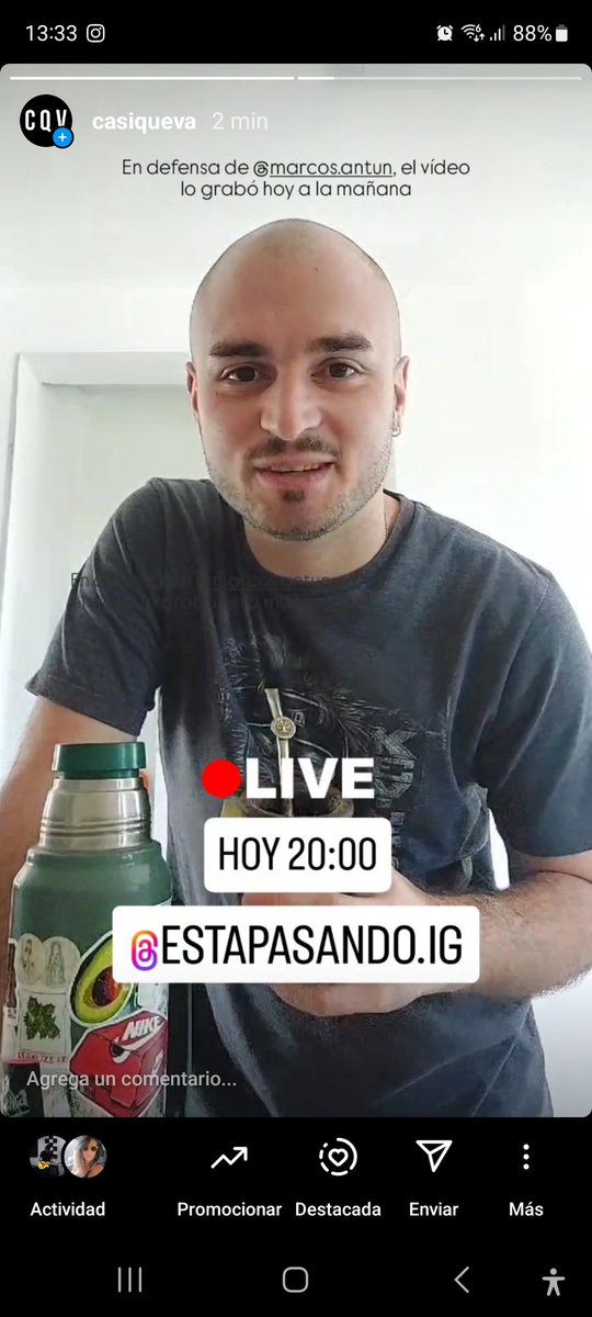¡HOY!

Desde las 20hs estaremos charlando con toda la banda de Está Pasando, en <a href="/CromoEscobar/">Radio Cromo Escobar</a> 

🔗 Pueden seguir el programa en vivo acá: youtube.com/@radiocromoesc…