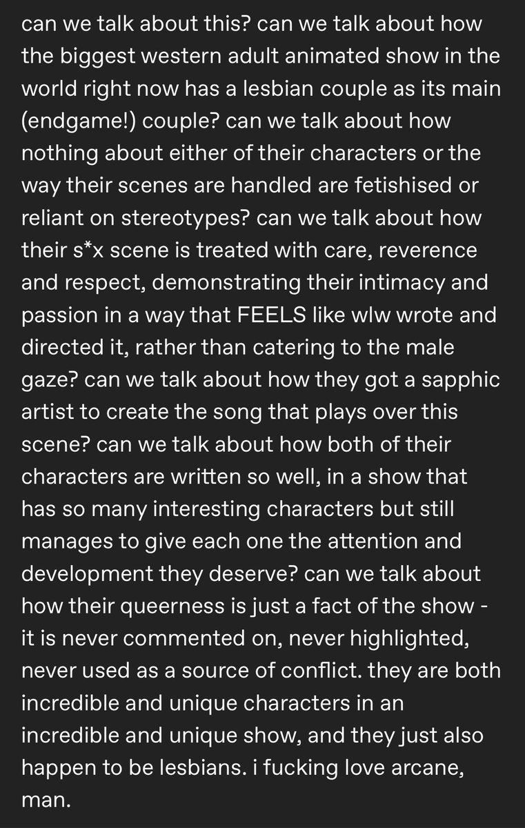 i’ve just seen this on tumblr and i couldn’t agree more
(cc: sophiehattcr on tumblr)