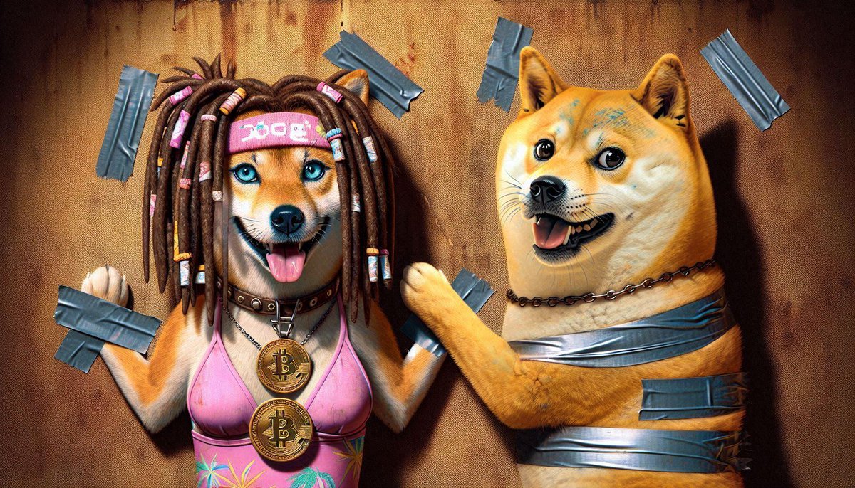 Jdoglovescrypto's tweet photo. Attention #DogeArmy! Just heard #Doge and $Bonga got a bit too adventurous with some duct tape! #KinkyCrypto #DuctTapeDuo #NotFinancialAdvice
@BongaSolana https://t.co/pSCtUIS6Tm
#DOGECOIN and #BONGACOIN Family we are #BetterTogether
#Solana #memecoin
7YoAymCyauHAXus3snMEKcLgRx546MrHuBW3EuUNKKQs
#LFG
