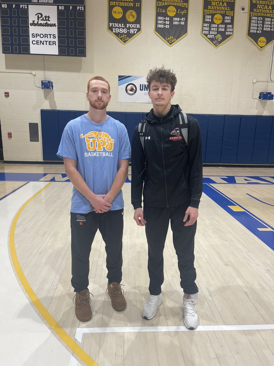 CDBoysHoops's tweet photo. A few of our former Rams got a chance 2 compete against each other at the collegiate level this weekend! Lleyton Fried’s Mansfield team took on Justice Easter’s Clarion team on Friday, & then ran into Ryan Smith’s Pitt Johnstown squad on Saturday! #DIIHoops #PSAC #AlwaysReppin https://t.co/CGeXzar0Wd