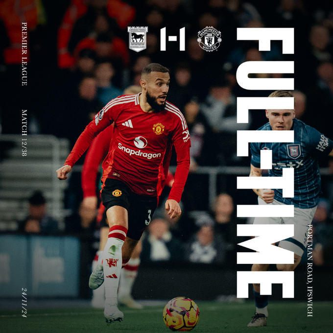 Man Utd chia điểm trong trận ra mắt của HLV Ruben Amorim - Ảnh 1.
