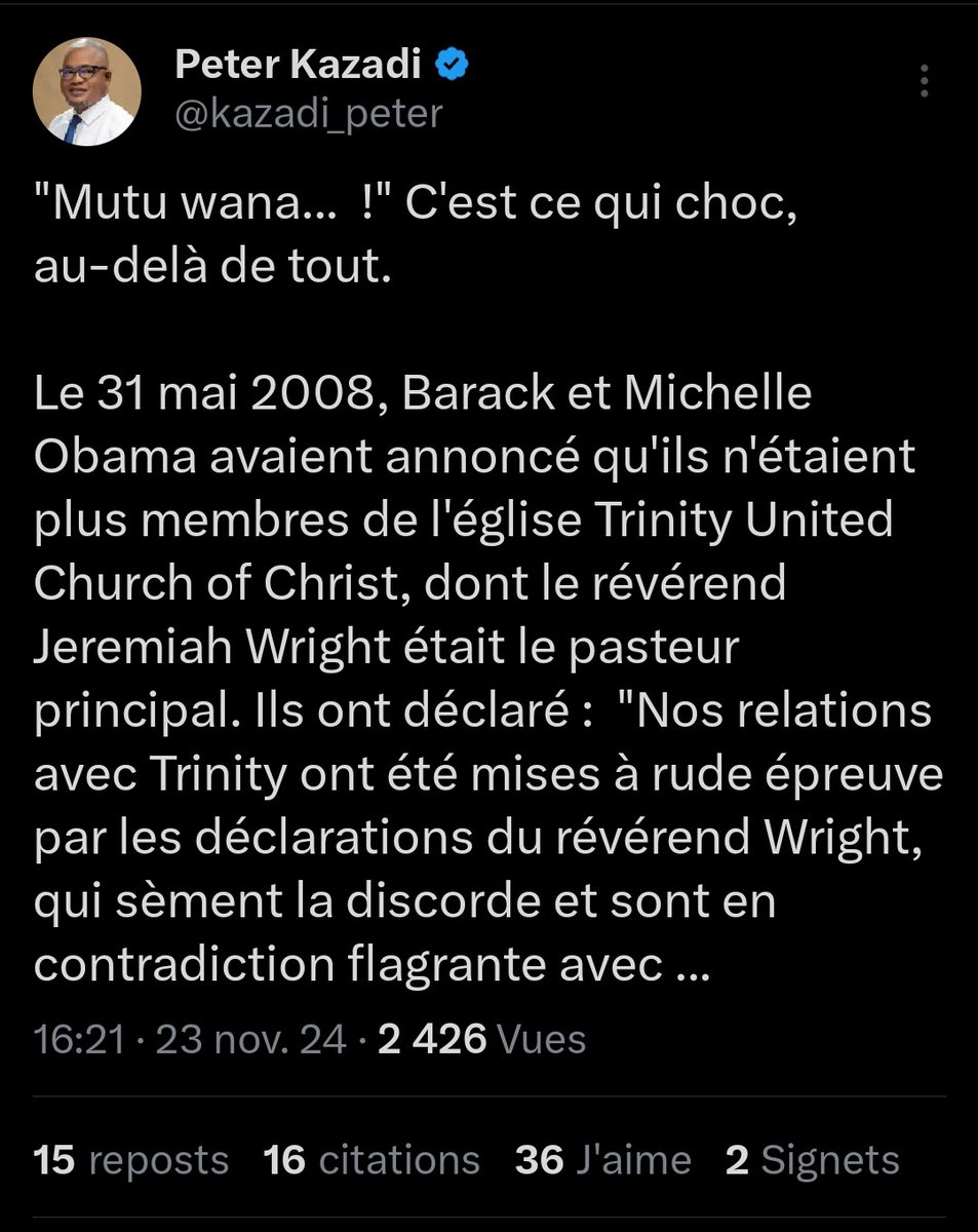 7Ledia7's tweet photo. [#RDC : @kazadi_peter a effacé son tweet qui attaquait le révérend pasteur Rolland #Dallo sur le fameux « Mutu wana » !

Le président Félix #Tshisekedi a pris au dépourvu plusieurs talibans 🤣🤣🤣🤣🤣] https://t.co/u9WSCC15n3