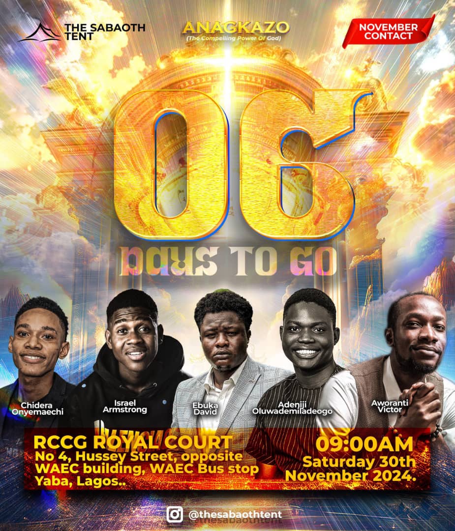 thesabaothtent's tweet photo. For Thine is the Kingdom
The power and glory
Forever and ever, Amen! (Matthew 6:13)

Do you want to be filled with the power of God?
Do you want to be a carrier of His power?

Have you booked a slot for ANAGKAZO?
If yes, see you soon! If no, here's the link https://t.co/DXErGkBeyC