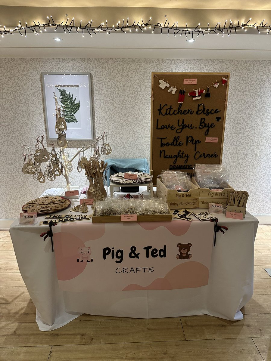 Spent today at Egypt Mill in Nailsworth at a craft fair. 

Considering storm Bert was wrecking havoc everywhere there was quite a decent turnout. 

Learnt lots from our stall today and will put them into practice for our next craft fair in 2 weeks. 

#craftfair
