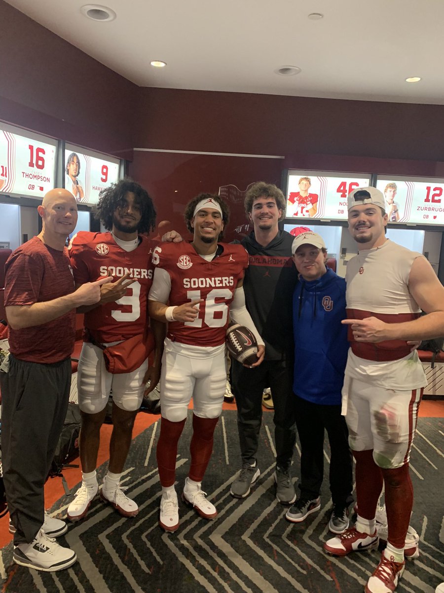 Couldn’t be more proud of this group!  They have stuck together and battled through lots of adversity!  Huge team win last night!  #OUDNA