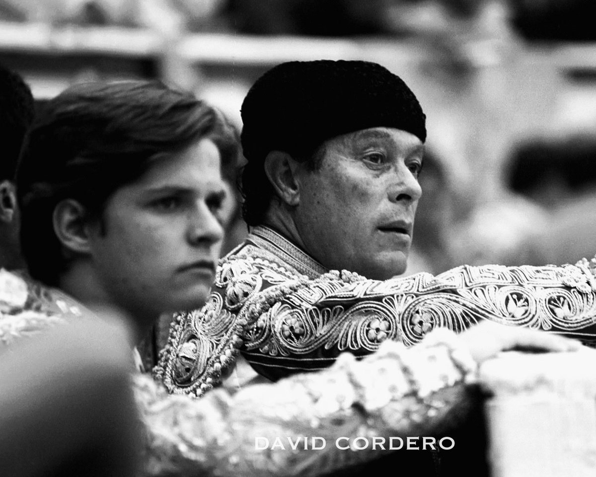 Curro Romero y el Juli en el Puerto de Santa María el 7 de agosto de 1999.
