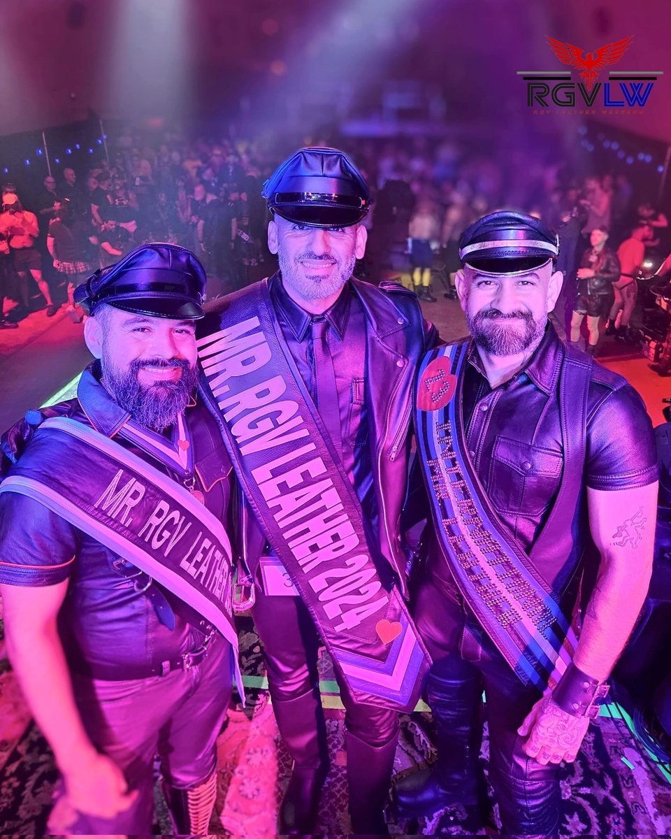 Mr RGV Leather 2024 prepares to pass on the title at <a href="/RGV_LW/">RGV Leather Weekend</a> [Feb 21-23]  

ℹ️ Tickets &amp; Info: rgvbears.org/RGVLW