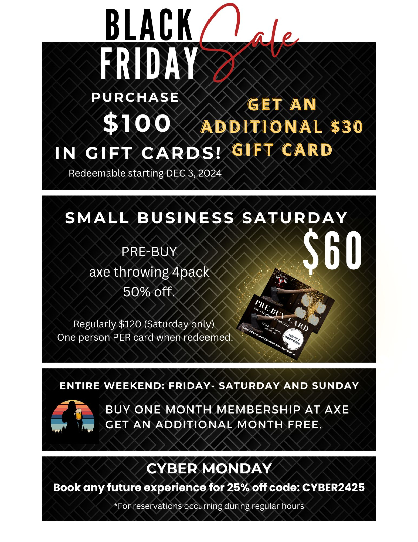 Spymaker Axe Throwing tweet media