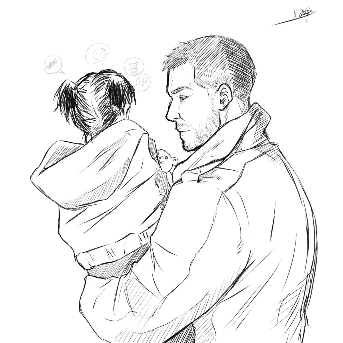 RenegadeSpecter's tweet image. #codgolem and child