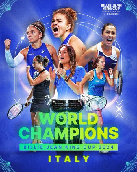 bomdiabelafl0r_'s tweet photo. IL CIELO È ANCORA PIÙ AZZURRO L’ITALIA MASCHILE E FEMMINILE DEL TENNIS ITALIANO ENTRAMBI CAMPIONI DEL MONDO CHE ORGOGLIOO💙🇮🇹
#ItaliaOlanda #CoppaDavis https://t.co/QRZUtaGwKw