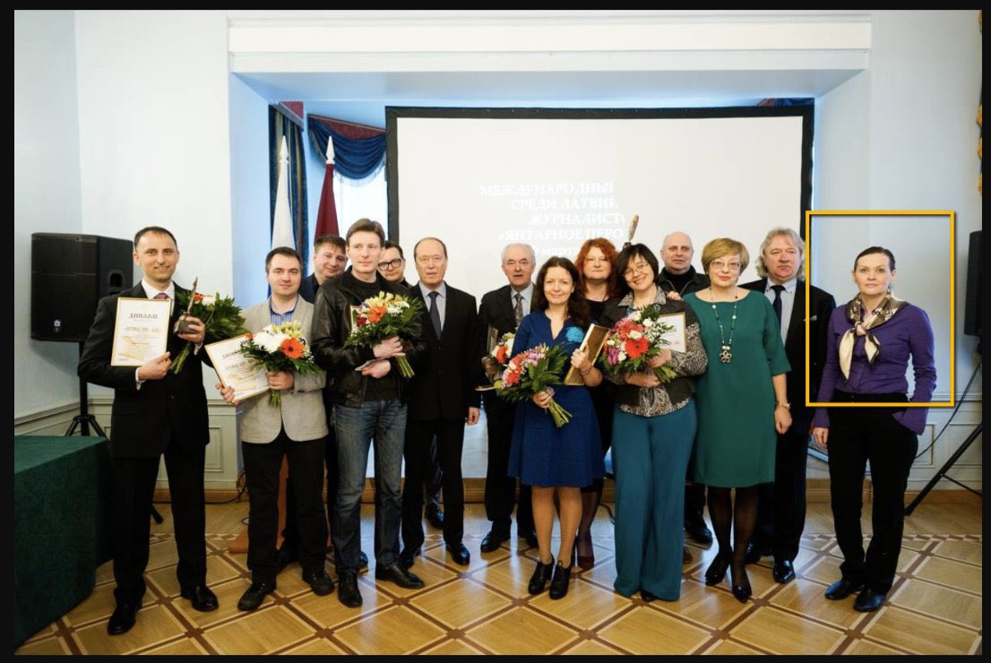 Vai tā, kas netālu no Vešņakova, gadījumā ir Gunta Līdaka - regulāra "eksperte par medijiem" LSM un TV24? Kāpēr Latvijā regulāri tiek intervēta krievijas vēstniecībai pietuvinātā?