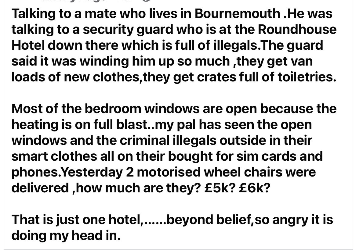soxxylady's tweet image. #illegals #hotels #PissTake
