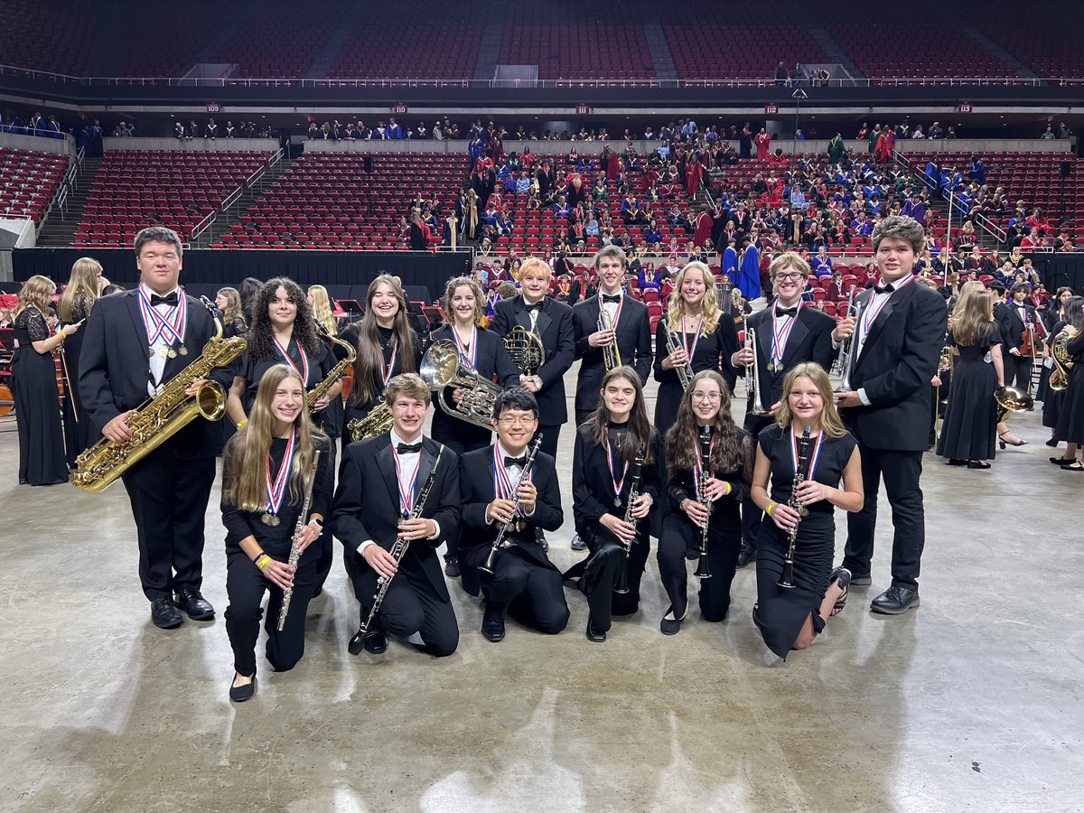 CFHSBand's tweet image. Congratulations to our outstanding CFHS band students on an excellent All-State Music Festival in Ames this weekend. #TigerPride