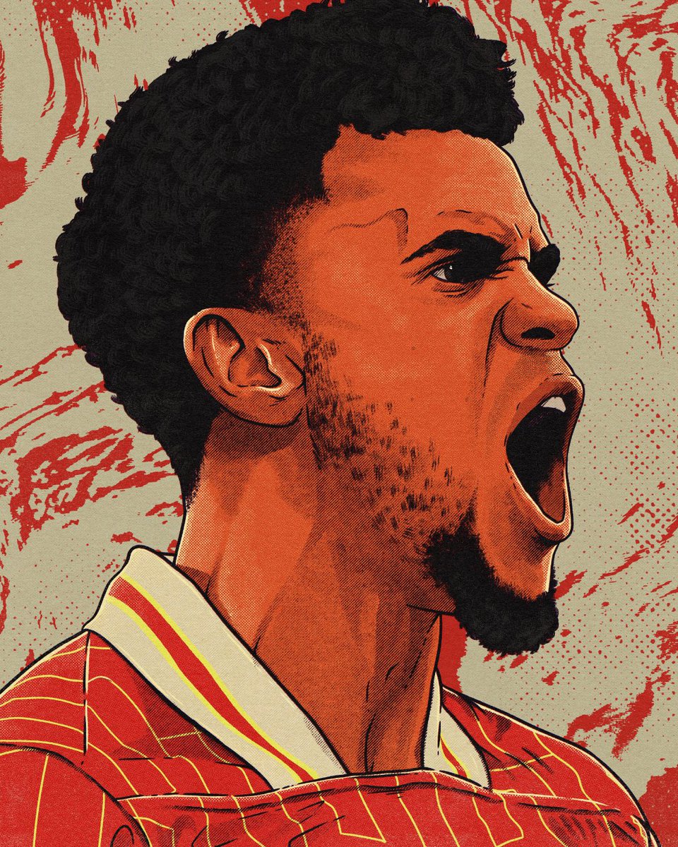 UTWStudio's tweet image. Luis Diaz ✏️ 

#lfc #liverpool