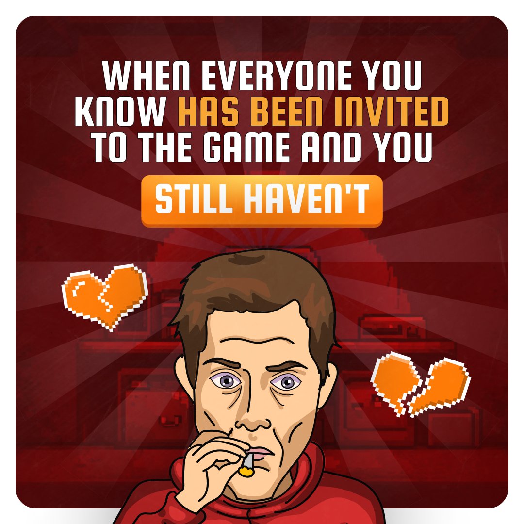 When everyone you know has been invited to the game and you still haven't

🦑 The man in red will knock on your door

#memcoins #sol #presale