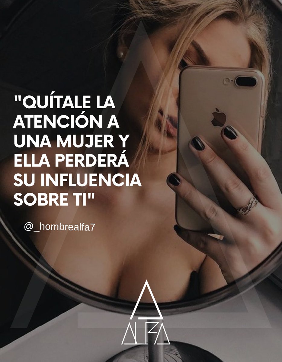 HOMBREALFA7's tweet photo. Cuando hagas esto, tomarás el verdadero poder del control. 

Si quieres aprender más de este tema, te invito a adquirir mis dos libros digitales:

1. RECUPERA TU MASCULINIDAD. 
2. EL DESPERTAR DE LOS SIMP.  

Escríbeme al privado. https://t.co/P5p6nX2MIz