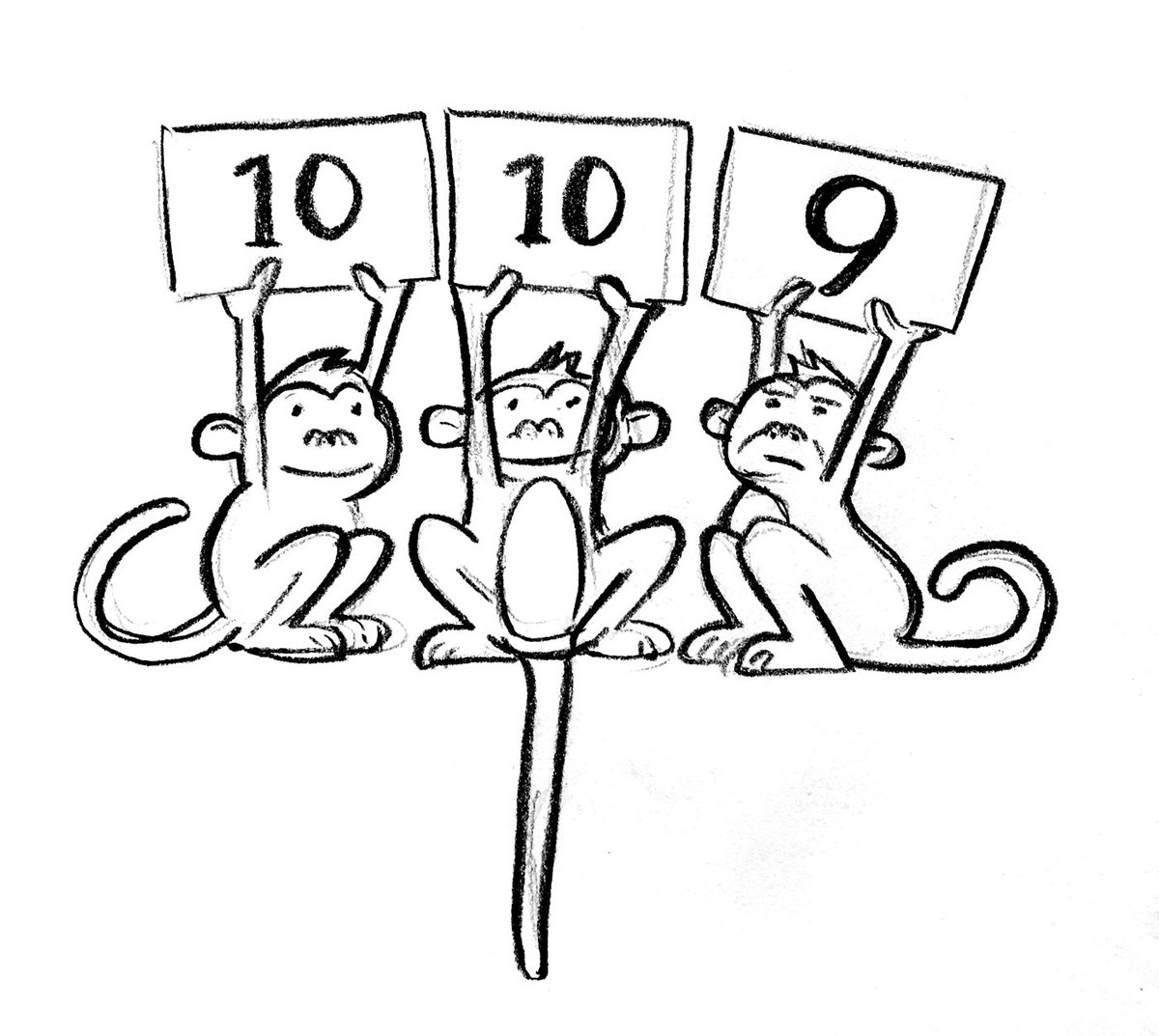 Picturebkmakers's tweet photo. Judgy Monkeys #kidlit #picturebooks #monkeys #monkeysofinstagram https://t.co/L1p1QB9mns