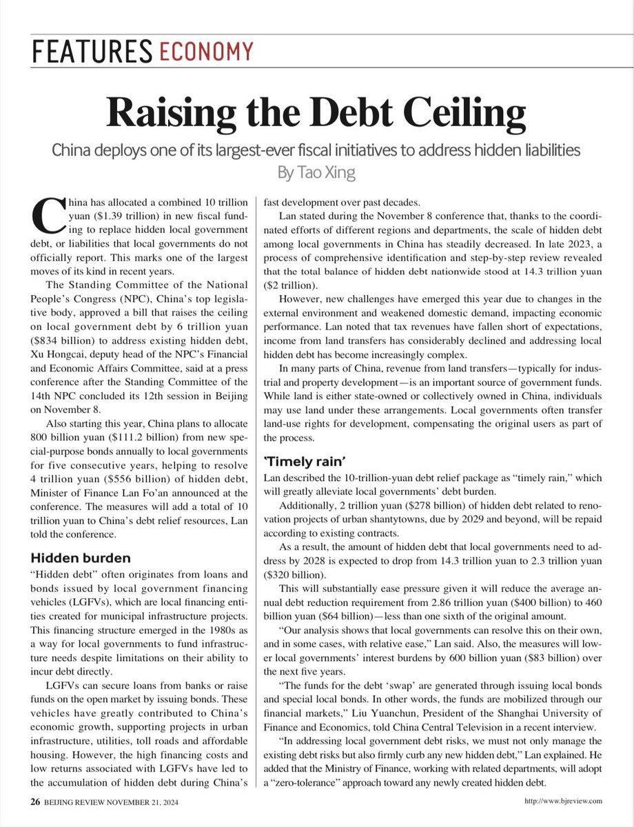 tao_Jiaxing's tweet photo. What is #HiddenDebt? Where does this debt come from? And how has China decided to deal with it? This article might help clarify things for you โฌ๏ธ
https://t.co/212EusDFCi https://t.co/bv6XUejtAV