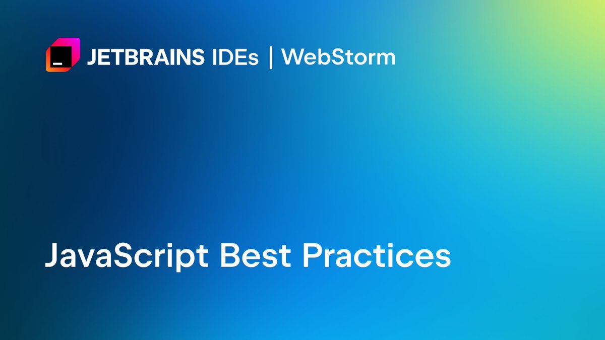 MoureDev's tweet image. Ahora que acabo de publicar el curso gratis de JavaScript en YouTube.
Desde JetBrains han creado un artículo con las mejores prácticas para usar en el lenguaje.

→ blog.jetbrains.com/webstorm/2024/…