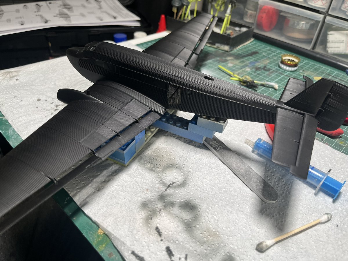 KTMatjOliva's tweet photo. Black primer - best for silver… #scalemodel #scalemodeller #junkers https://t.co/VVxZ2R2HEg