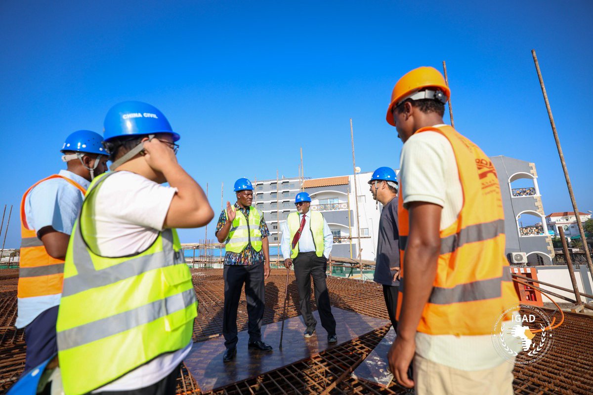 IGAD Secretariat (@igadsecretariat) on Twitter photo IGAD Deputy Executive Secretary, H.E. <a href="/MAWareSO/">Mohamed Abdi Ware</a>, today toured the construction site of the new IGAD Headquarters in Djibouti. Accompanied by the Director of Administration and Finance, <a href="/OnyariOnyari/">Josephat Onyari</a>, and other senior #IGAD officials, H.E. MAWAreSO commended the progress made on IGAD Deputy Executive Secretary, H.E. <a href="/MAWareSO/">Mohamed Abdi Ware</a>, today toured the construction site of the new IGAD Headquarters in Djibouti. Accompanied by the Director of Administration and Finance, <a href="/OnyariOnyari/">Josephat Onyari</a>, and other senior #IGAD officials, H.E. MAWAreSO commended the progress made on