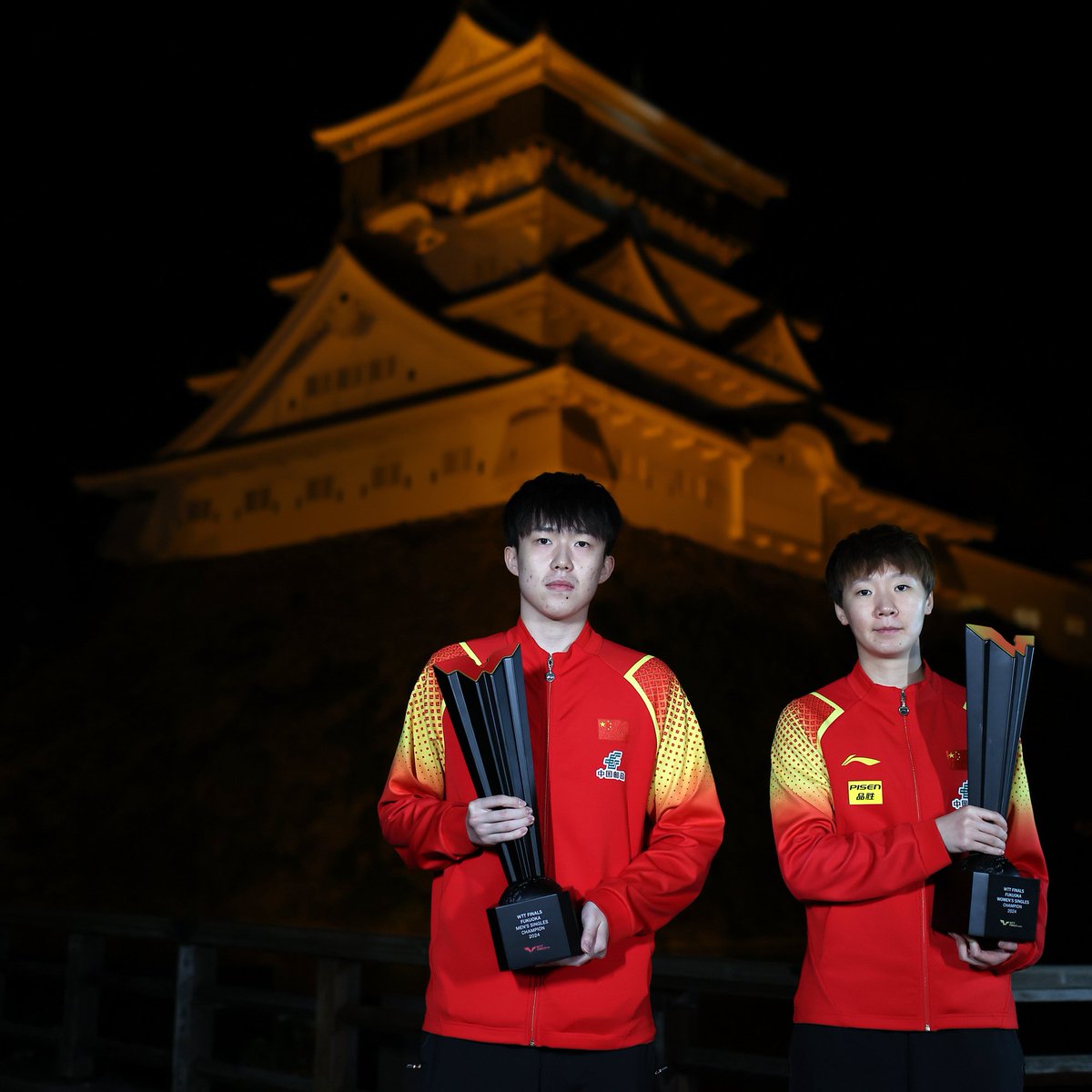 Our #WTTFukuoka Singles Champions looking good 🔥 

#WTTFinals #TableTennis