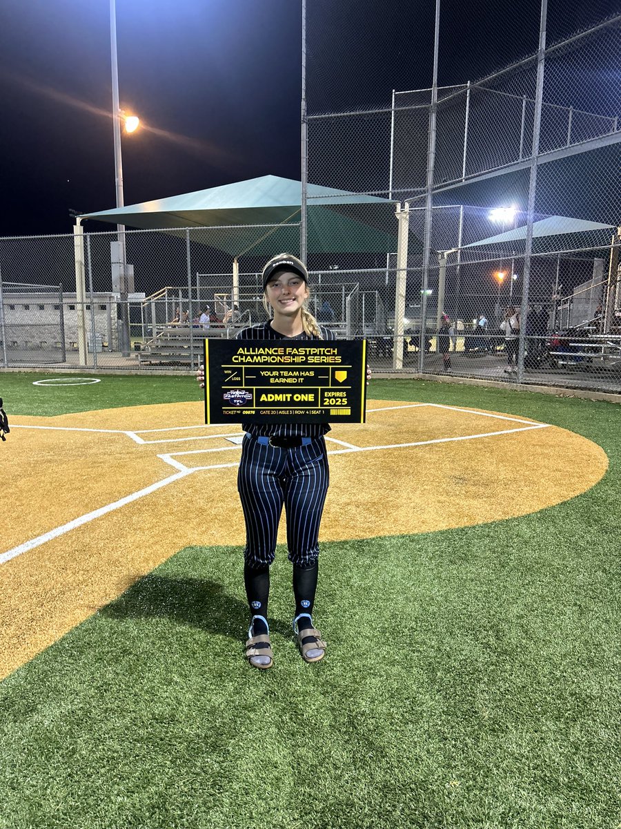 Secured the bid to Indianapolis at <a href="/TFLfastpitch/">Texas Fastpitch League</a>! Super proud of these girls🩵