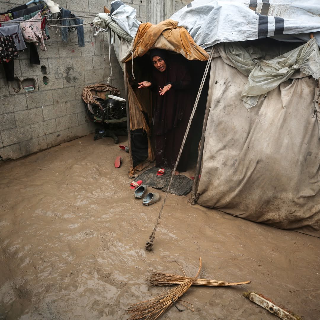 Timesofgaza's tweet photo. Gaza during the rain. https://t.co/m1hLYufRgz