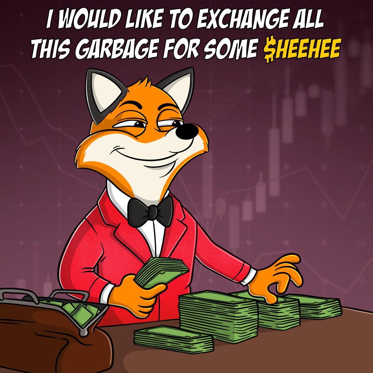 pascalli0041's tweet image. Buy $HEEHEE it will get you that all back and more !

🚨Fully doxxed dev @WWBitcoin burned his whole bag over 23% of total supply gone! 

‼️Premium discord teaching holders how to trade, making calls, and printing holders money daily!

👀Best community in all of crypto working…