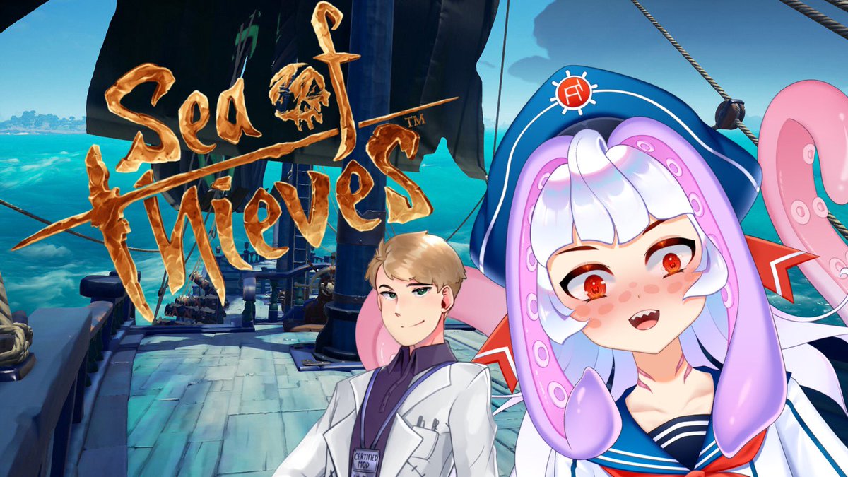 ZedZquid's tweet photo. Crew! Come join @Pr0fessorJJ and I on stream today for some sailing in the high seas! ☺️🦑💕

Tentacular time: 12:00pm - 2:00pm est 

#Vtuber #SeaOfThieves #collab 

Twitch link in comments 🐙❤️ https://t.co/2zdlmGN7iy