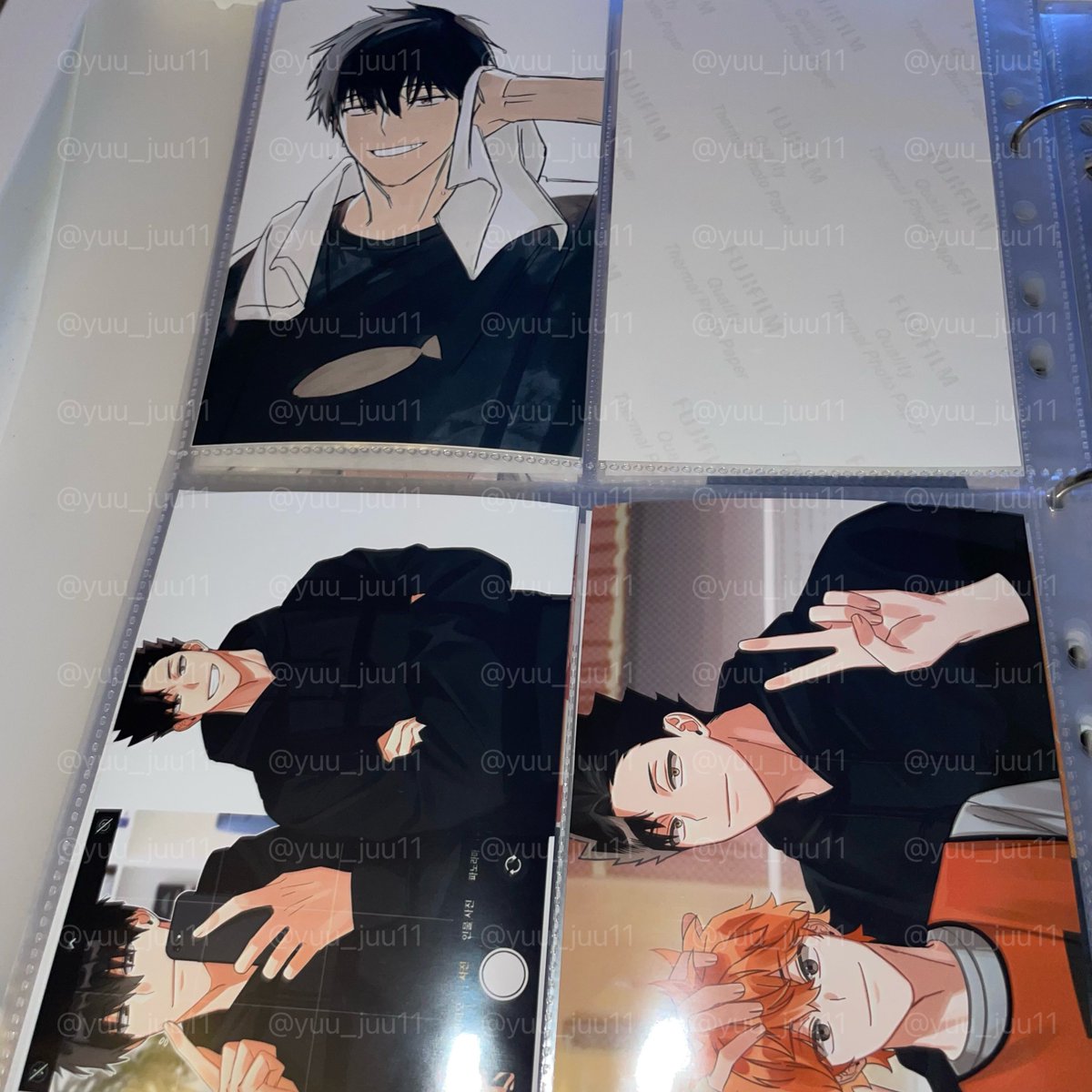 제가 너무 사랑하는 굥님 프박이에요,,,
비계 탈출 기념 그동안 뽑았던 프박 자랑💗
굥님 항상 예쁜 그림 올려주셔서 감사합니다 ㅜㅜ

+) 진짜 신기한 게 첫번째 쿠로오 그림
전에 올려주신 줄 알았는데 그냥 그림을 너무 자주 봐서
익숙해서 뽑은 줄 알았던 거였어요🫢

<a href="/gyong_zzz/">굥</a>