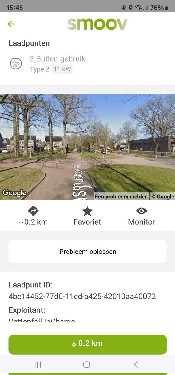 Hallo <a href="/VattenfallNL/">Vattenfall Nederland</a> deze laadpaal aan de Erasmuslaan in Zwolle is al enige tijd defect.