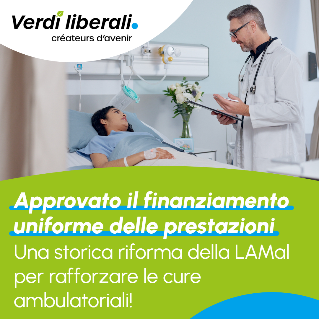 L’approvazione della riforma permette di correggere i falsi incentivi del sistema e rafforzare lo sviluppo delle #cure ambulatoriali. Quest’ultime permettono di contenere i #costi senza ridurre la qualità delle cure. Un primo passo per frenare l’aumento dei #premi.