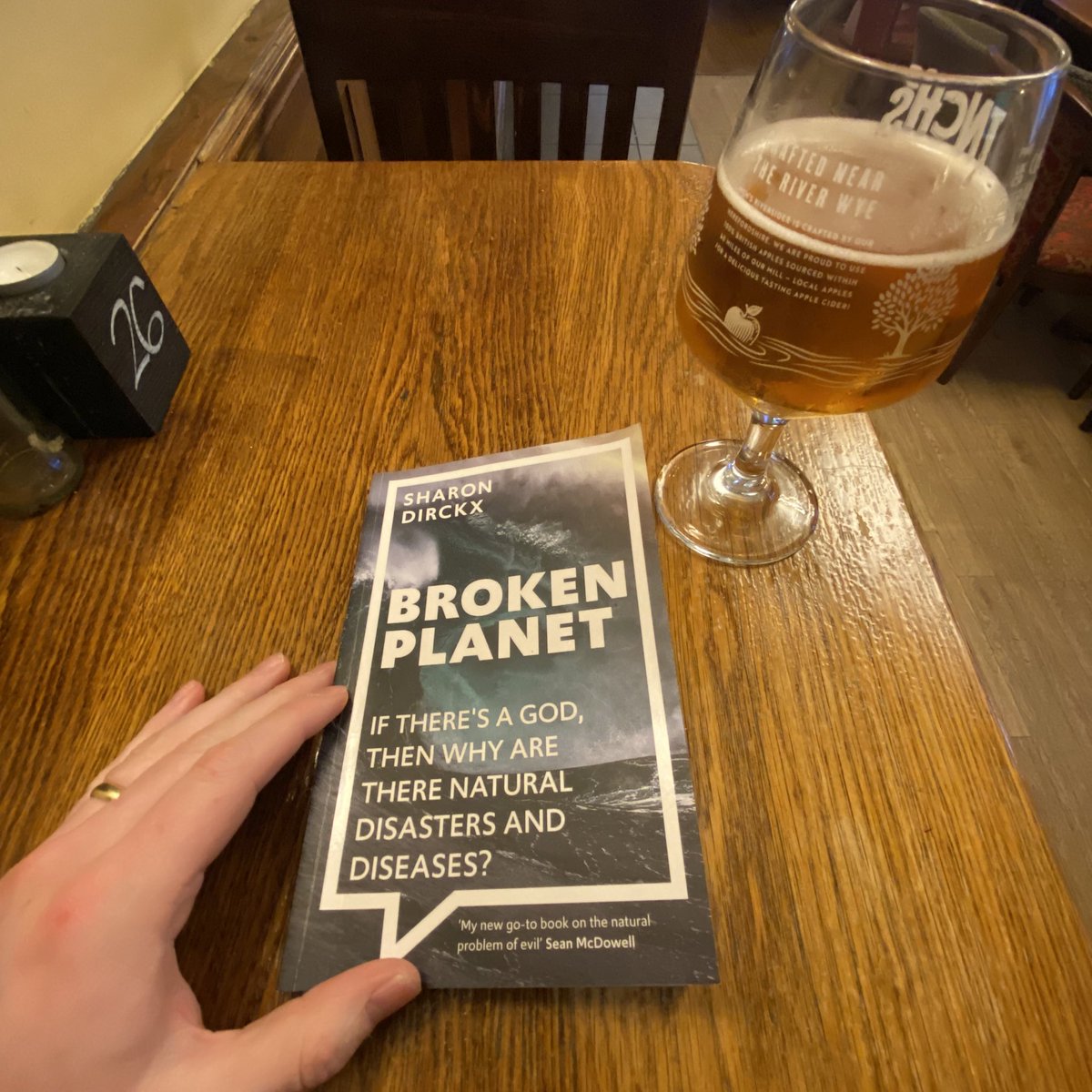 Mark Broadway (@revmarkbroadway) on Twitter photo A quiet afternoon: a chance to open <a href="/SharonDirckx/">Sharon Dirckx</a>’ Broken Planet. Weaving together theodicy & testimonies - Dirckx writes to address Natural Disasters, saying that to call something a disaster is to step beyond the empirical into morality, asking “does my suffering matter?”. A quiet afternoon: a chance to open <a href="/SharonDirckx/">Sharon Dirckx</a>’ Broken Planet. Weaving together theodicy & testimonies - Dirckx writes to address Natural Disasters, saying that to call something a disaster is to step beyond the empirical into morality, asking “does my suffering matter?”.