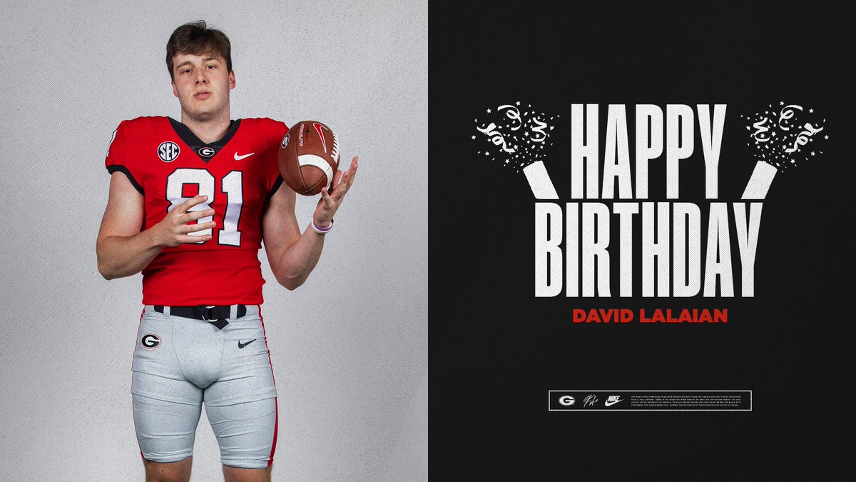 Happy Birthday, <a href="/DLalaian/">David Lalaian</a> !!

#GoDawgs