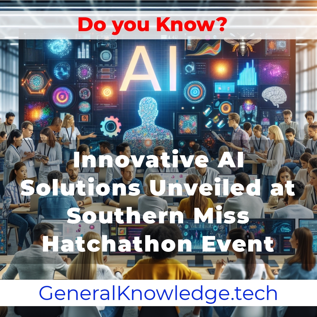 StayUpdated_247's tweet photo. Innovative AI Solutions Unveiled at Southern Miss Hatchathon Event
https://t.co/AshmsRBreL
#AIinnovations #artificialintelligence #automation #eventshowcase #Hatchathon #innovativesolutions #productivitytools #schedulingsolutions #timemanagement #worklifebalance https://t.co/aPtVEBTeQt