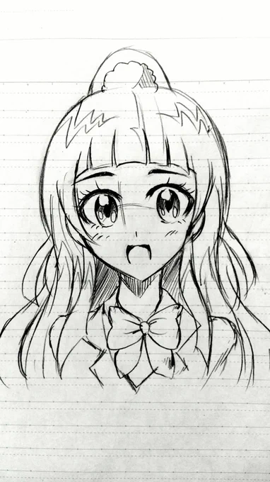 そしておそらく放送当時に描いたであろうリコちゃん 