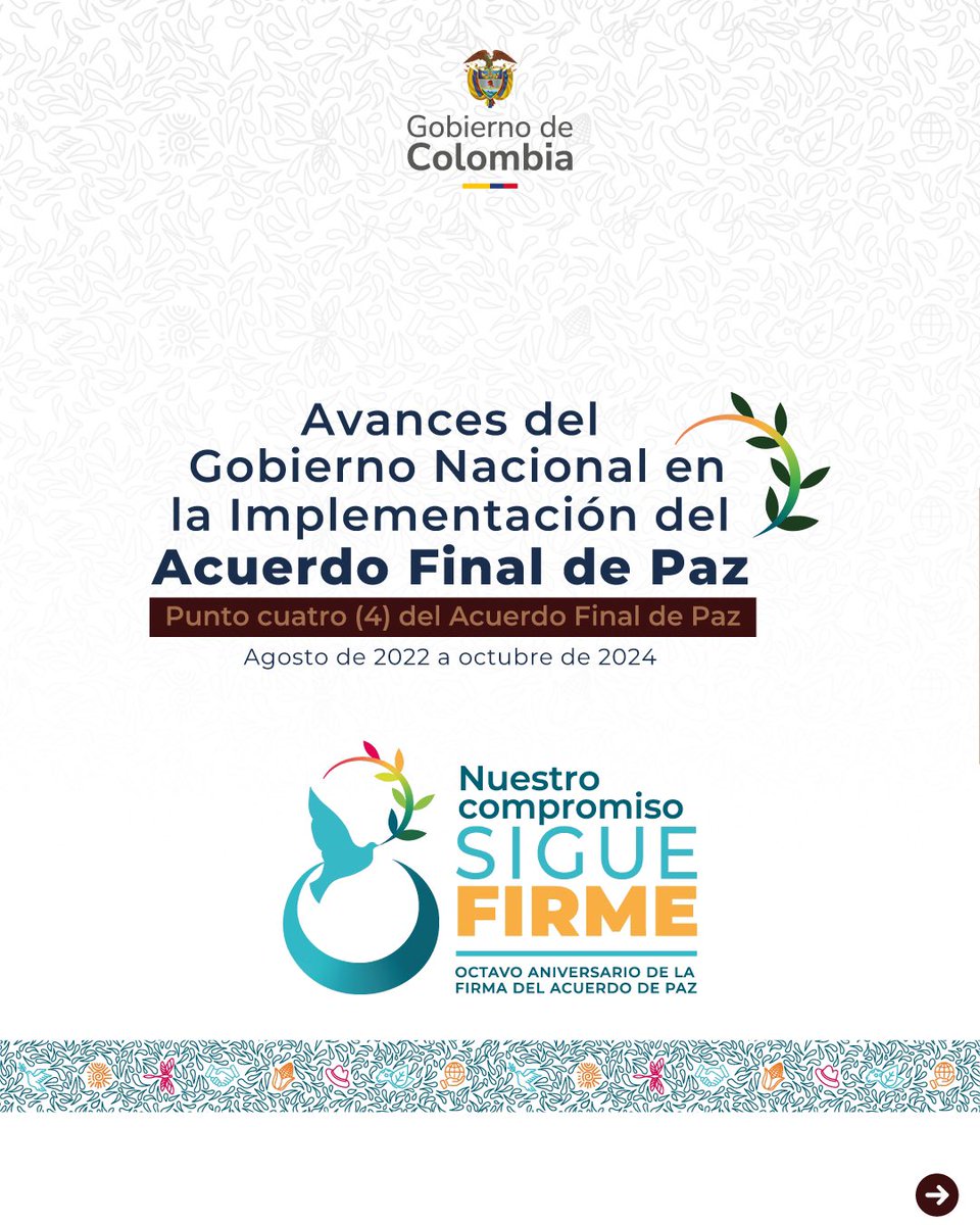 PAEColombiaOf's tweet image. 💡 La solución al problema de las drogas ilícitas significa grandes transformaciones del territorio, acceso a derechos y prosperidad para su gente, sustitución de cultivos con desarrollos alternativos y lucha contra las economías ilícitas y la violencia 🛡️📊✨#FirmesConElAcuerdo