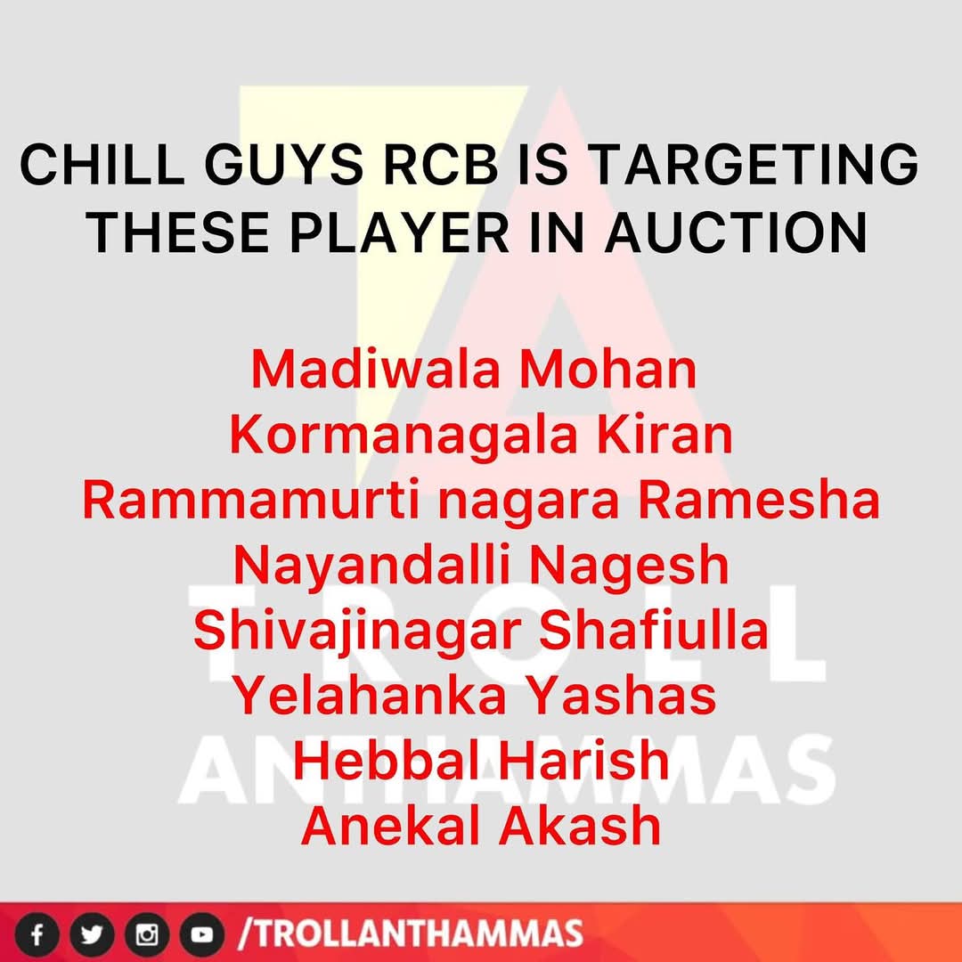 pradeepsjoshi's tweet photo. @RCBTweets  @DanishSait  #ESEN #rsalacupnamde https://t.co/nc1zaMgGnP