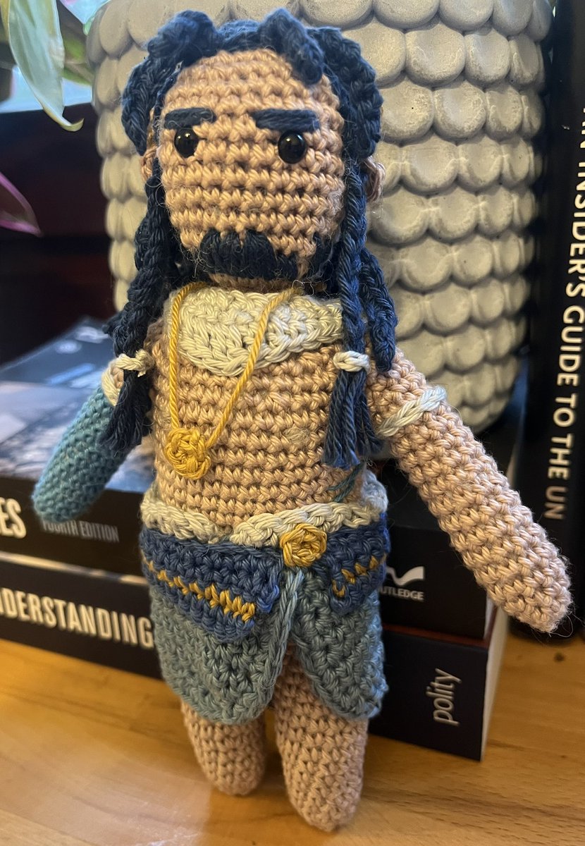 FoxTheRedCat's tweet image. Channeling the Vengeance Saga stitch by stitch🌊🔱
———
Based on the absolutely incredible design by @IllustratorNeal
#poseidon #crochet #epicthemusical #epicthemusicalfanart #epicthevengeancesaga