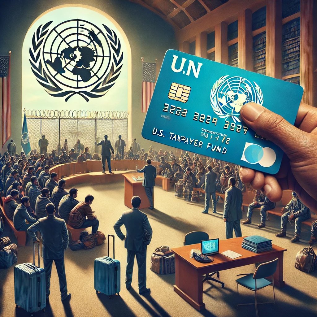 MarioNawfal's tweet image. 🚨🇺🇸UN FUNDS MIGRANT DEBIT CARDS WITH U.S. TAXPAYERS&apos; CASH

The United Nations is providing prepaid debit cards and cash to migrants traveling toward the U.S. border, using funds heavily backed by American taxpayers.

The 2024 R4V plan outlines $1.6 billion in aid across 17…
