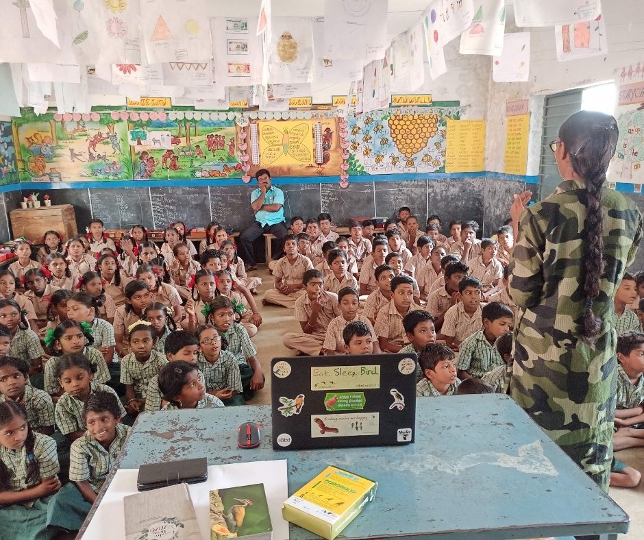 salembirds's tweet photo. #BirdNov – For Birds, Every November 
OrniSchool, climate literacy &amp; nature education initiative of the Salem Ornithological Foundation aimed at educating government primary &amp; middle school students.
#BirdNov2024 #BirdNov24
Read more on https://t.co/RRVV9tiSkz https://t.co/8hHxG8rFAf