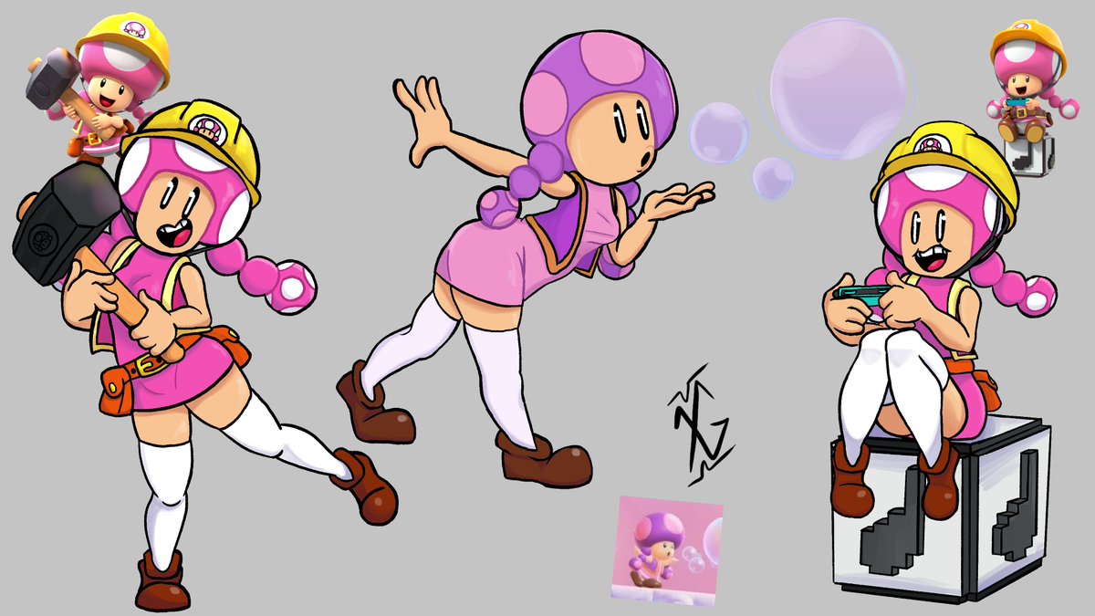 ederXG06's tweet image. Toadette 2 #fanart