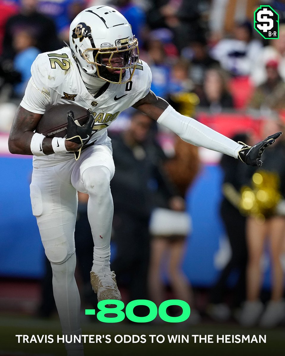 br_betting's tweet photo. Travis Hunter is a walk away favorite to win the Heisman 😳

The Field is +500...

(@DKSportsbook) https://t.co/faaJlrldmz