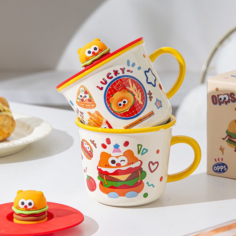 F7CraftChain's tweet photo. Wholesale Cute Hamburger Ceramic Mug with Lid – Stylish Breakfast Mug for Girls, Couples Gift Mug, 340ML
#wholesale  #ceramics #mugs
#hamburger https://t.co/dAC9Qm45YP