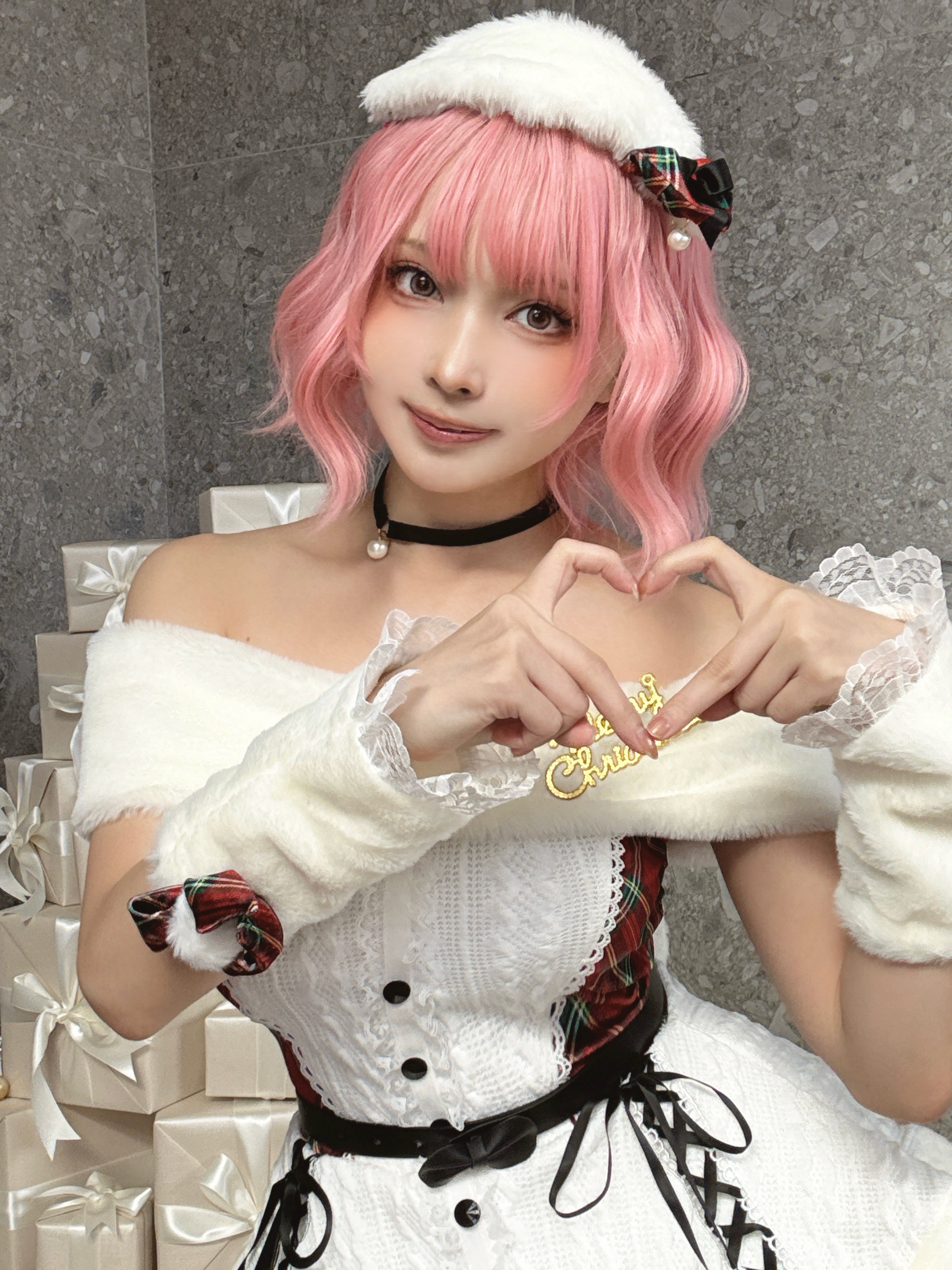 malymoonマリームーン ヒョウ柄 ハロウィン コスプレピンク 弱く