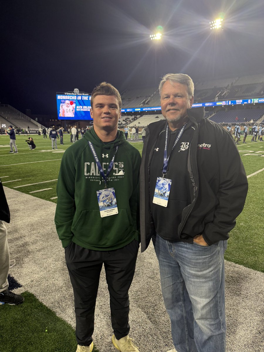 CarsonLambert_'s tweet image. Great time last night @ODUFootball thank you @RickyRahne for having me down. Can’t wait to get back out there, love the atmosphere of a night game. @CoachDeckODU @KylePollockFB @TrainerGorres