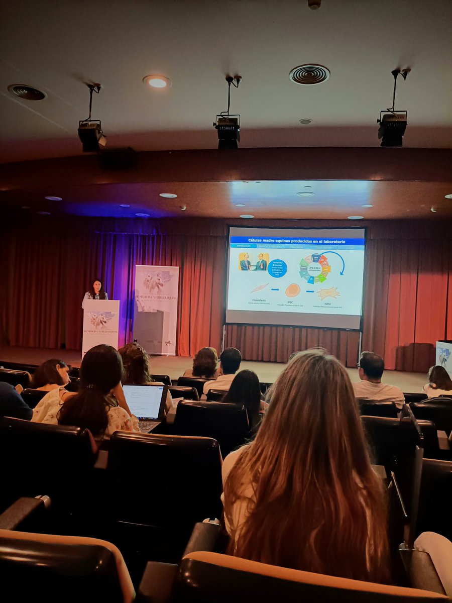 LauraVetStem's tweet photo. Muy contentas de haber participado en el @CongresoEquino con una comunicación oral y un póster sobre nuestro trabajo con #celulasmadre presentados por Elvira y Belén 🐴
Ha sido un placer encontrarnos con (y conocer a  más) compañer@s clínic@s, y además disfrutar de @SICABOficial https://t.co/AT36uypdac