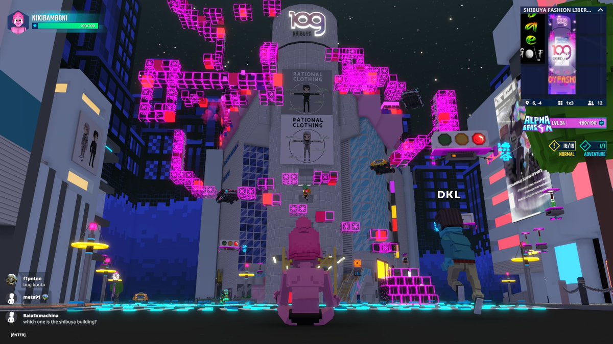 Strutting my stuff in <a href="/SHIBUYA109NET/">SHIBUYA109</a> Fashion Liberation in <a href="/TheSandboxGame/">The Sandbox</a>. Tokyo street style has nothing on this! 👗👠 register-landings.sandbox.game/alphaseason4-s… #TheSandbox #AlphaSeason4 #AS4SocialChallenge