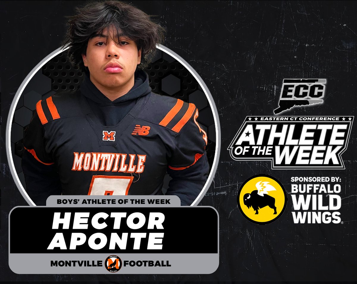 ECC Athletics (@goeccathletics) on Twitter photo Congrats to this week's <a href="/GoECCAthletics/">ECC Athletics</a> Athletes of the Week! Riley Anderson <a href="/BaconAthletics/">BA Athletics</a> Swimming & Hector Aponte <a href="/mhseccathletics/">Montville Athletics</a> Football. Thanks to all the fans who voted & to our sponsor <a href="/BWWings/">Buffalo Wild Wings</a> of Waterford. <a href="/NFP_CTEast/">NFP Sports - CT East</a> #eccnation #eccaow Congrats to this week's <a href="/GoECCAthletics/">ECC Athletics</a> Athletes of the Week! Riley Anderson <a href="/BaconAthletics/">BA Athletics</a> Swimming & Hector Aponte <a href="/mhseccathletics/">Montville Athletics</a> Football. Thanks to all the fans who voted & to our sponsor <a href="/BWWings/">Buffalo Wild Wings</a> of Waterford. <a href="/NFP_CTEast/">NFP Sports - CT East</a> #eccnation #eccaow